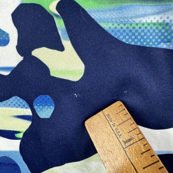 Under Armour UA Tech Camo Shirt Youth XL Blue Loose Fit Performance Big Logo* - Picture 6 of 15